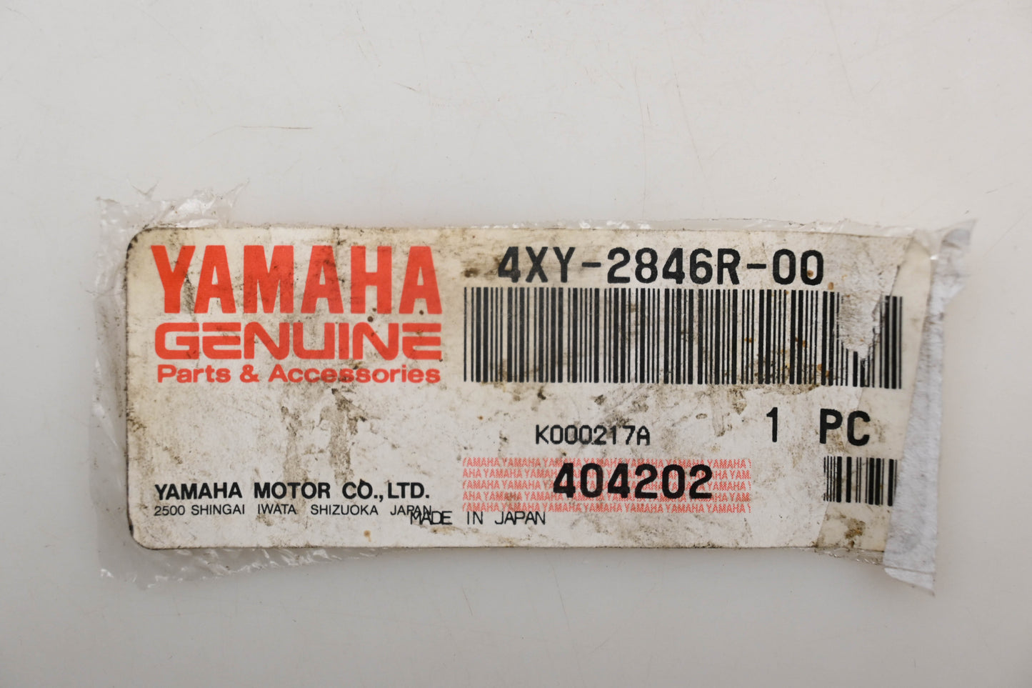 New OEM Yamaha 4XY-2846R-00-00 Plate Qty 1 NOS