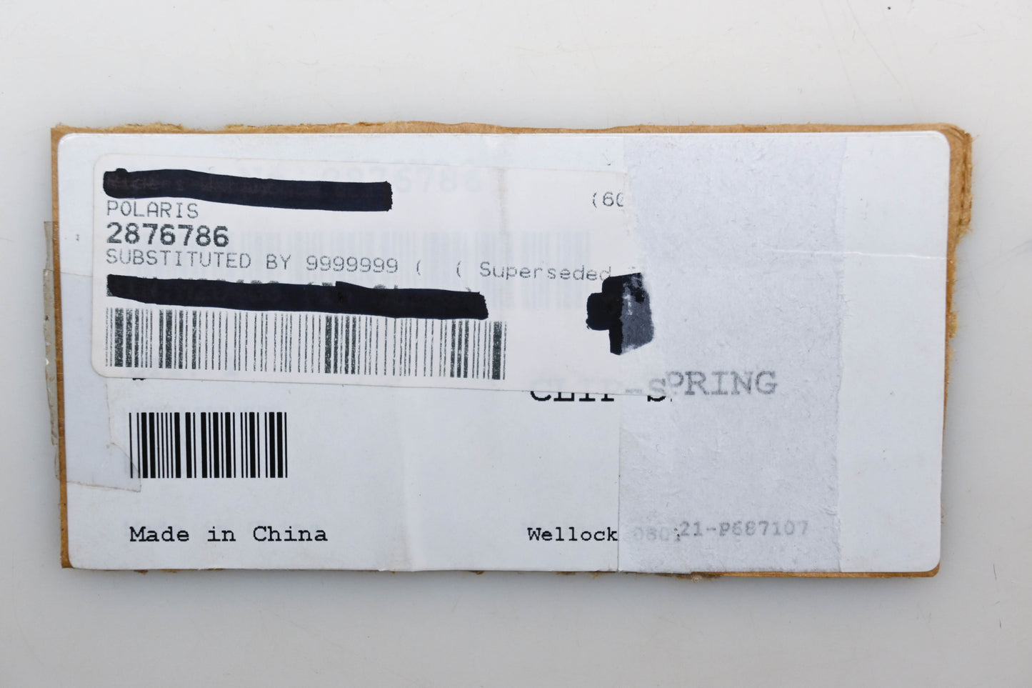 New OEM Polaris 2876786 Spring Clip Qty 1 NOS