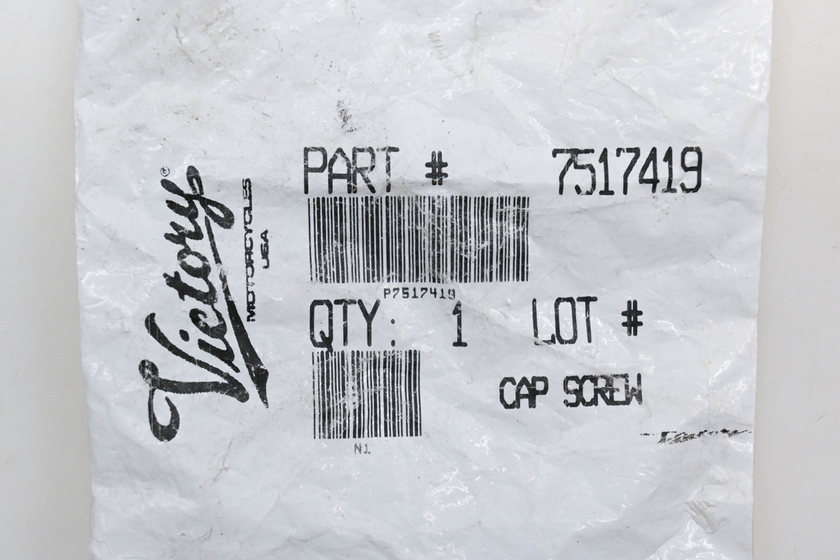 New OEM Victory 7517419 Polaris Front Brake Screw Qty 1 NOS