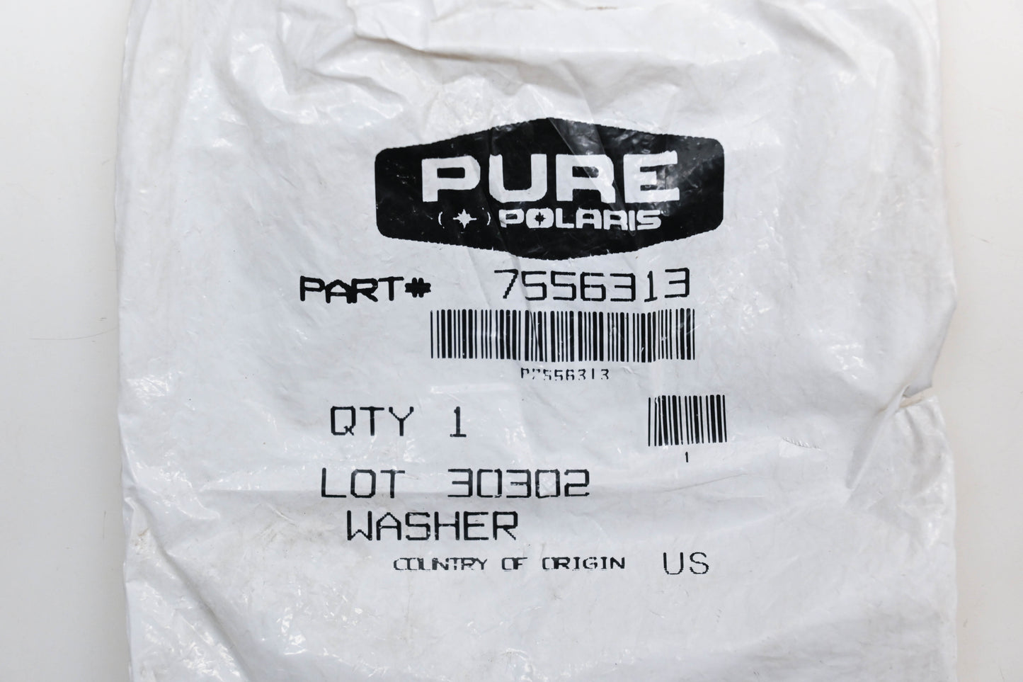 New OEM Polaris 7556313 Washer .390X1.94.050 Qty 1 NOS