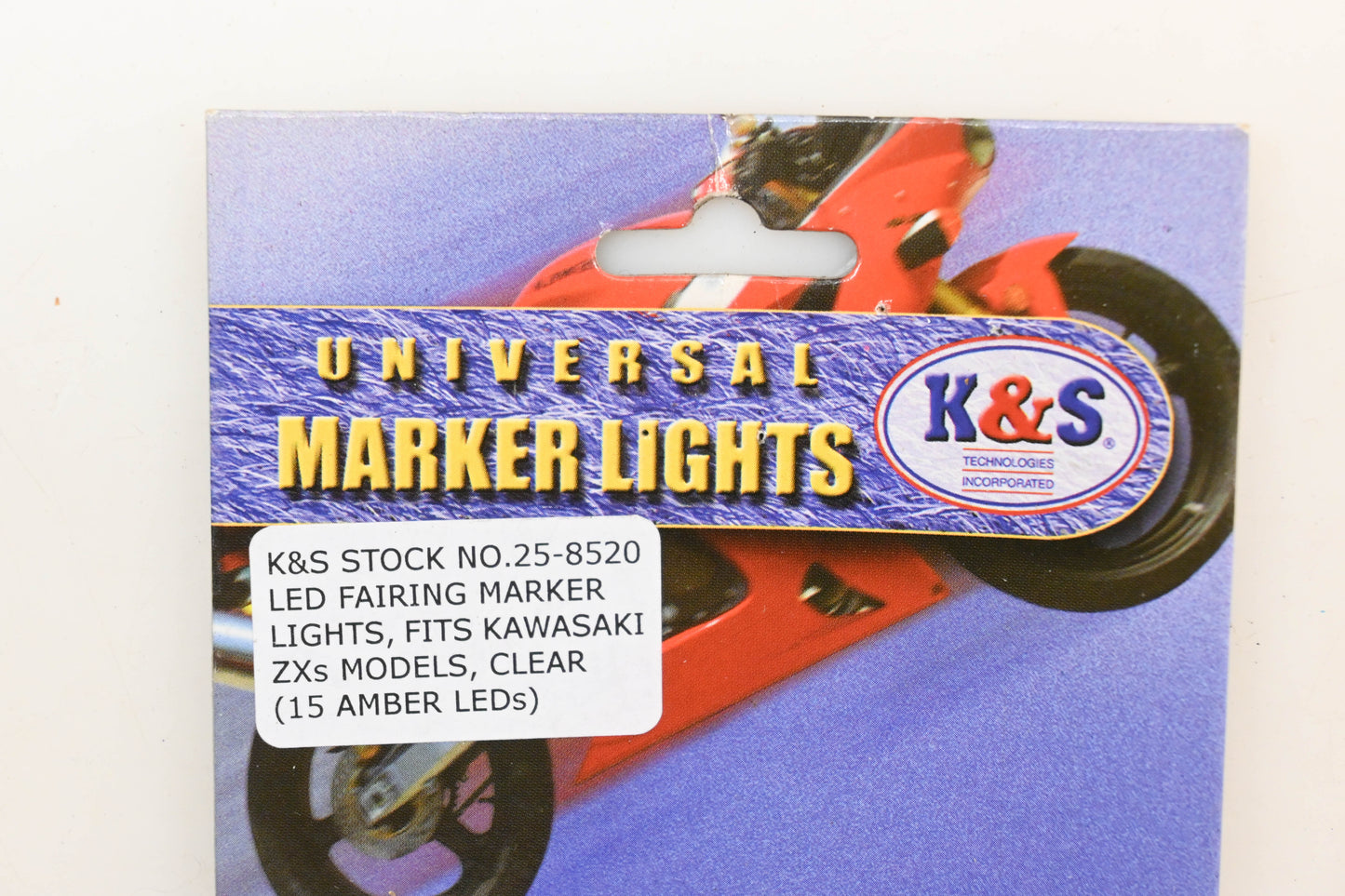 K&S 2040-0328, 25-8520 Marker Light Kit Clear for Kawasaki Qty 1 NOS