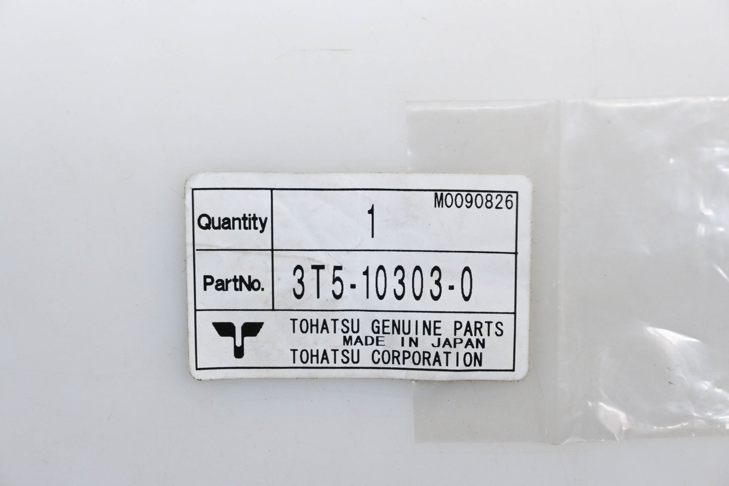 New OEM Tohatsu 3T5-10303-0 Air Rail O-Ring Qty 1 NOS