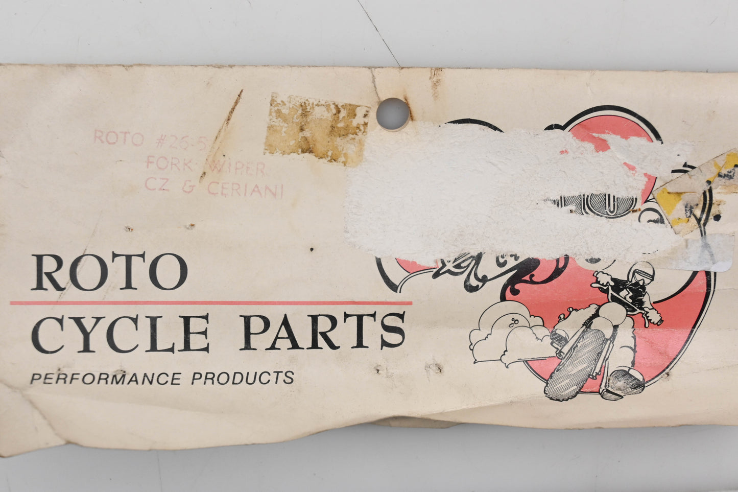 Roto 26-5 Fork Wiper Pair Qty 1 NOS