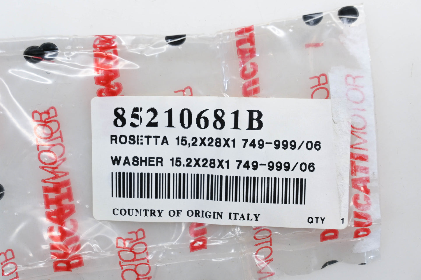 New OEM Ducati 85210681B Washers Qty 2 NOS