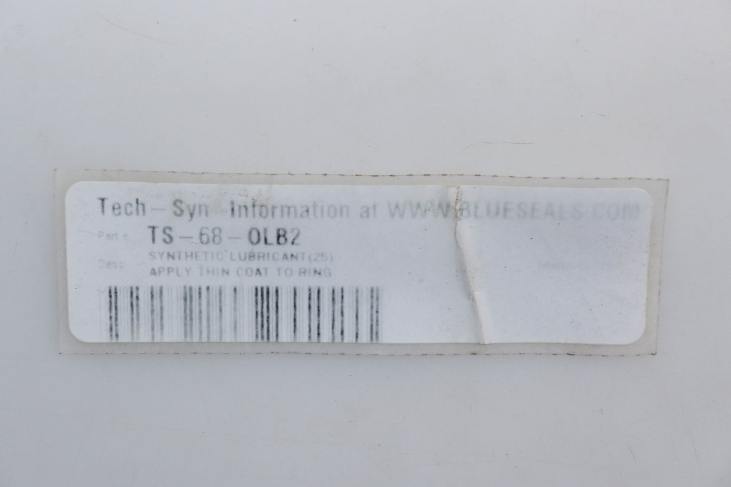 Tech-Syn TS-68-OLB2 Synthetic Seal Lubricant Qty 2 NOS
