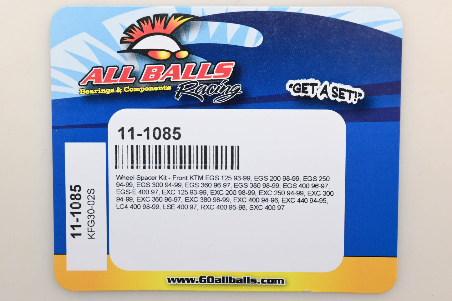 All Balls 11-1085 Front Wheel Spacer Qty 1 NOS