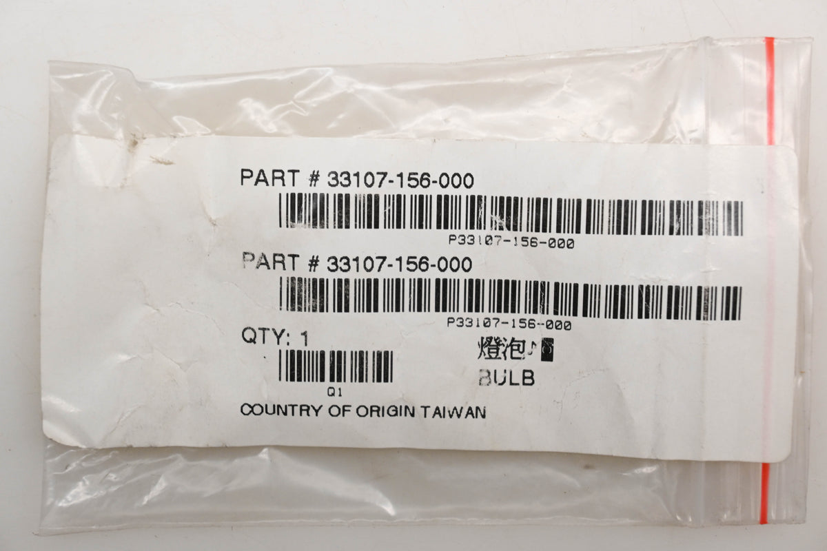 Alpha Sports 33107-156-000 Headlight Bulb Qty 1 NOS