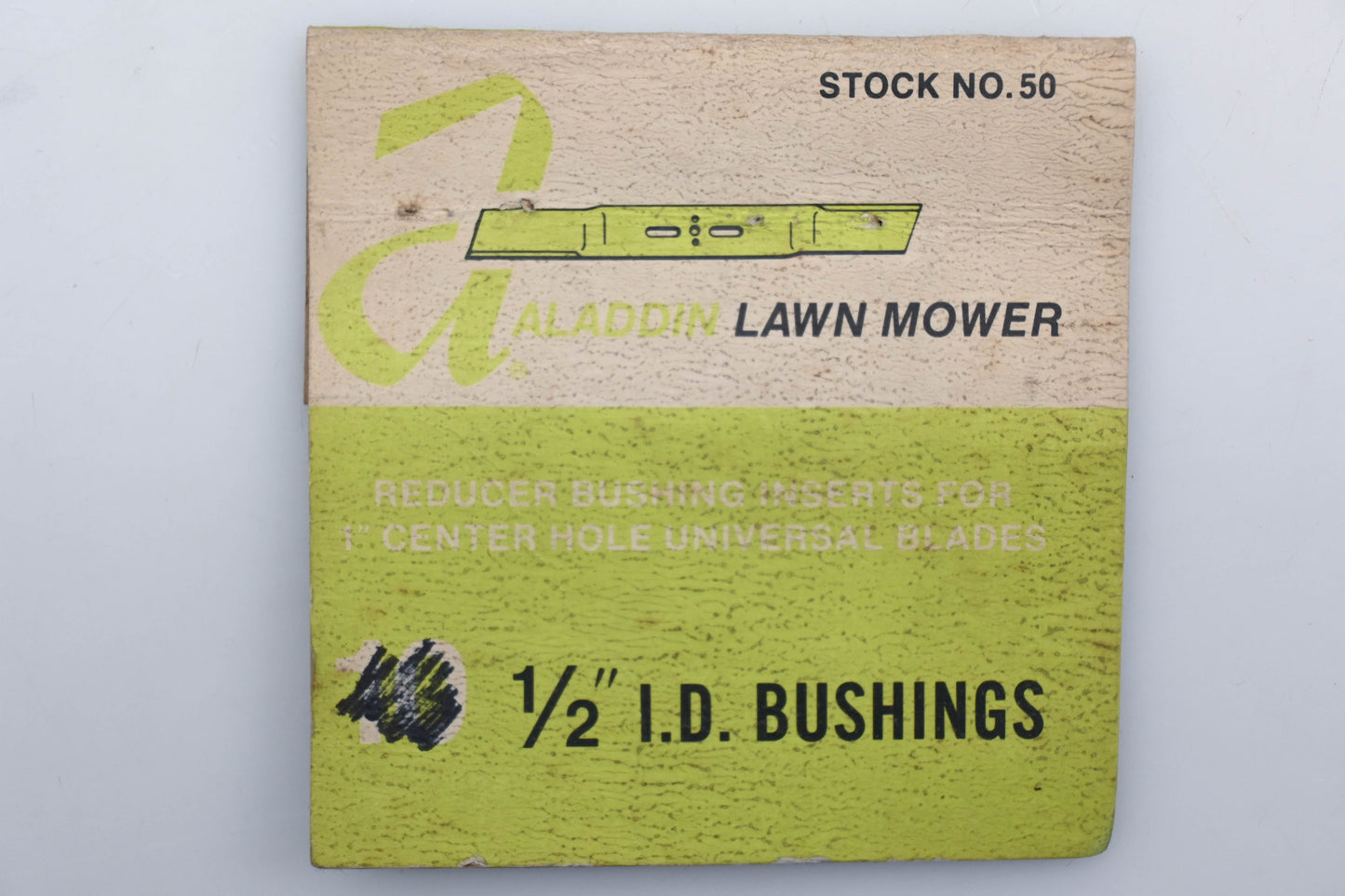 Aladdin 50, 1197 1/2" x 1" x 1/8" Blade Adapter Reducer Insert Bushings Qty 2 NOS