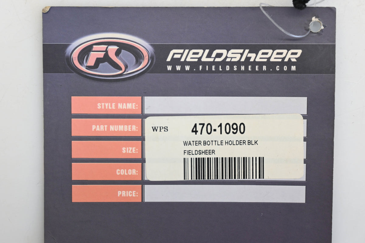 FieldSheer 470-1090 Black Water Bottle Holder Qty 1 NOS