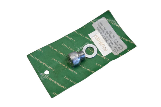 Gardner-Westcott P-80-20 Polished Chrome Oil Tank Drain Screw & Washer Qty 1 NOS