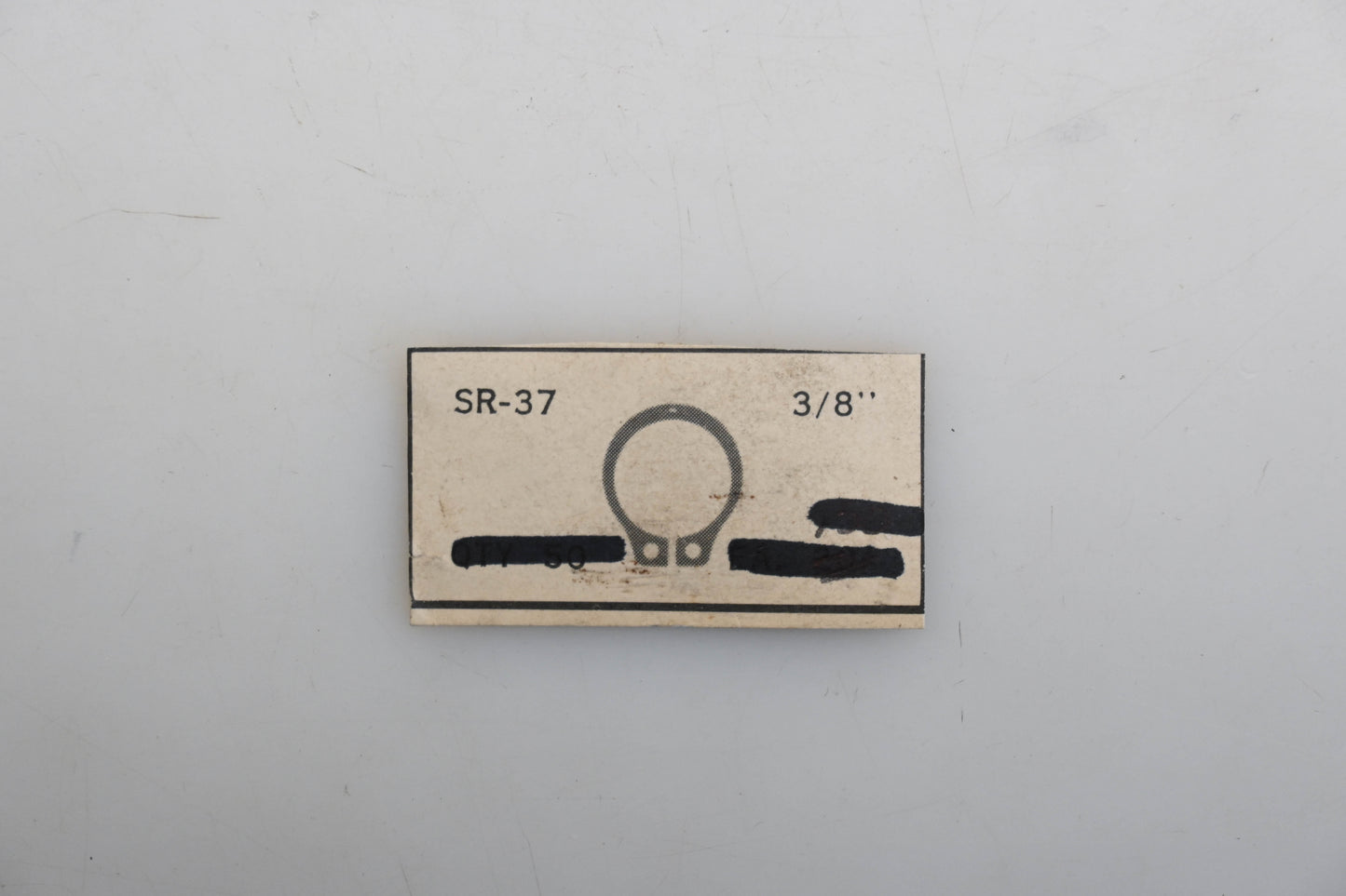 Aftermarket SR-37 Snap Rings 3/8" Qty 10 NOS