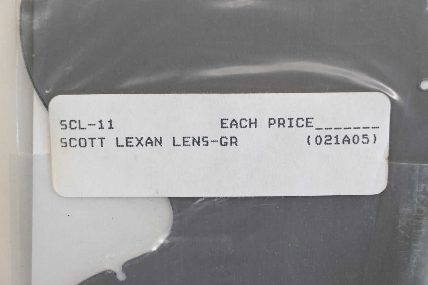 Scott SCL-11 Helmet Lens Grey Qty 1 NOS