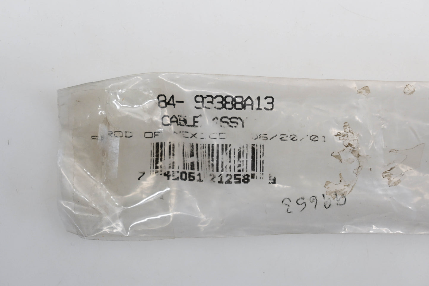 Aftermarket 84-93388A13 Cable Assembly Qty 1 NOS