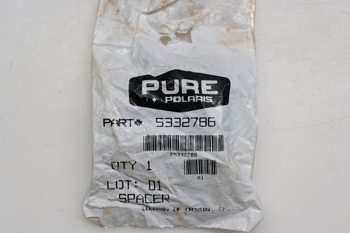 New OEM Polaris 5332786 Spacer Qty 1 NOS