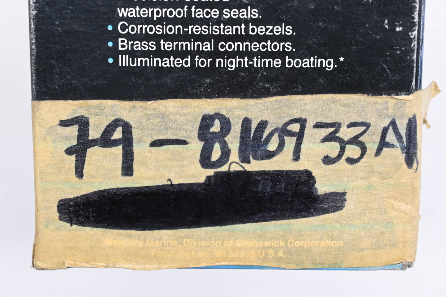 Aftermarket 79-816933A1 Water Temperature Gauge Kit Qty 1 NOS