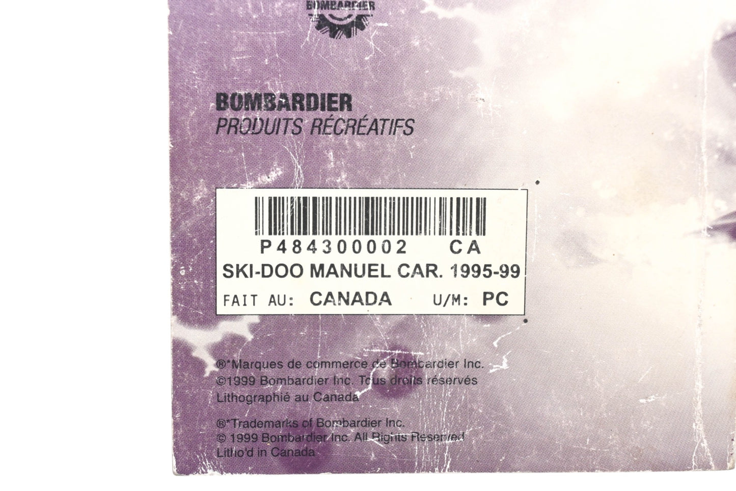 OEM Ski-Doo 484300002 1995 - 1999 Specification Booklet