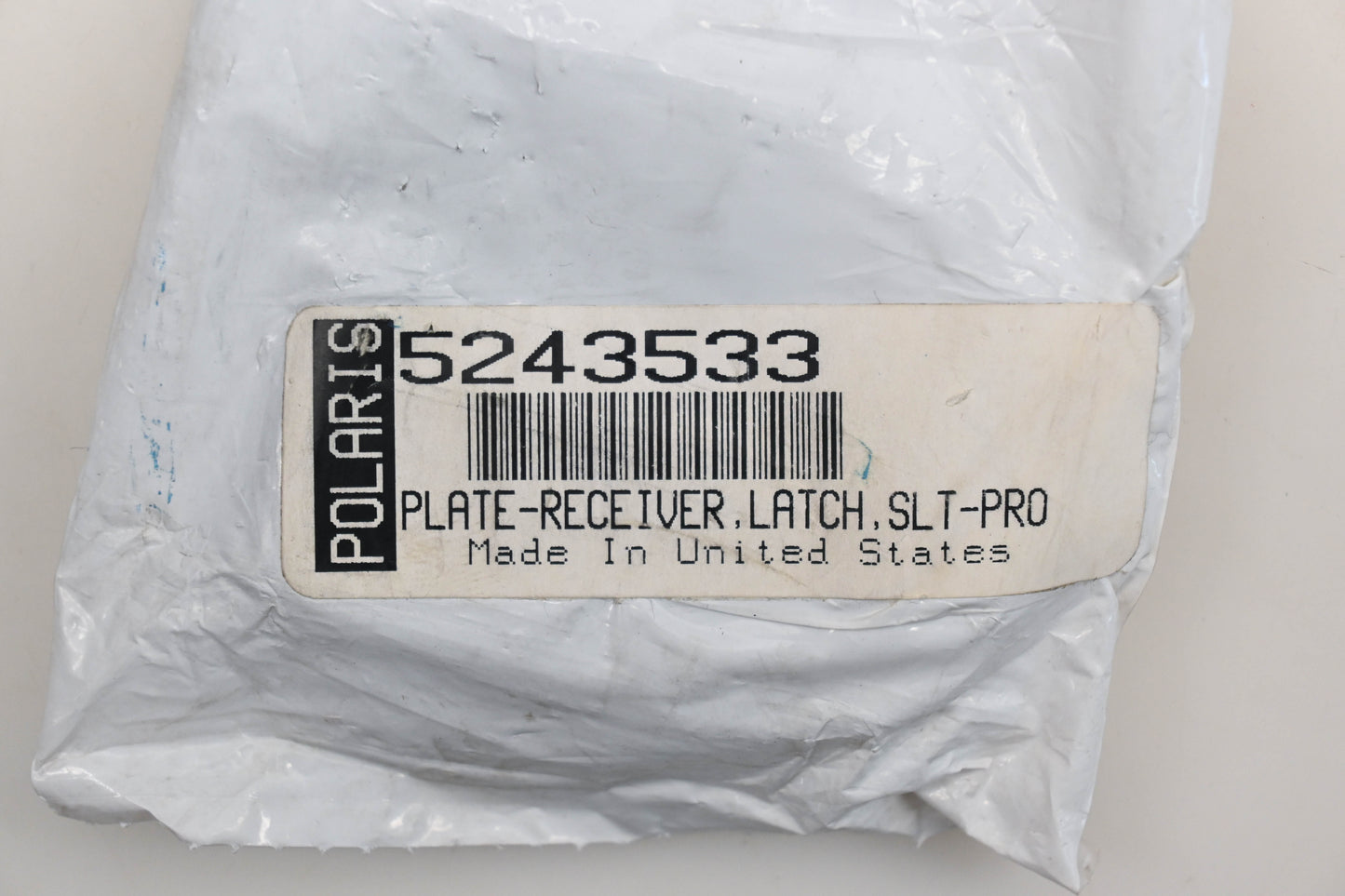 New OEM Polaris 5243533 Receiver Latch Plate Pro SLTH SLTX SLTX-B 785 Qty 1 NOS