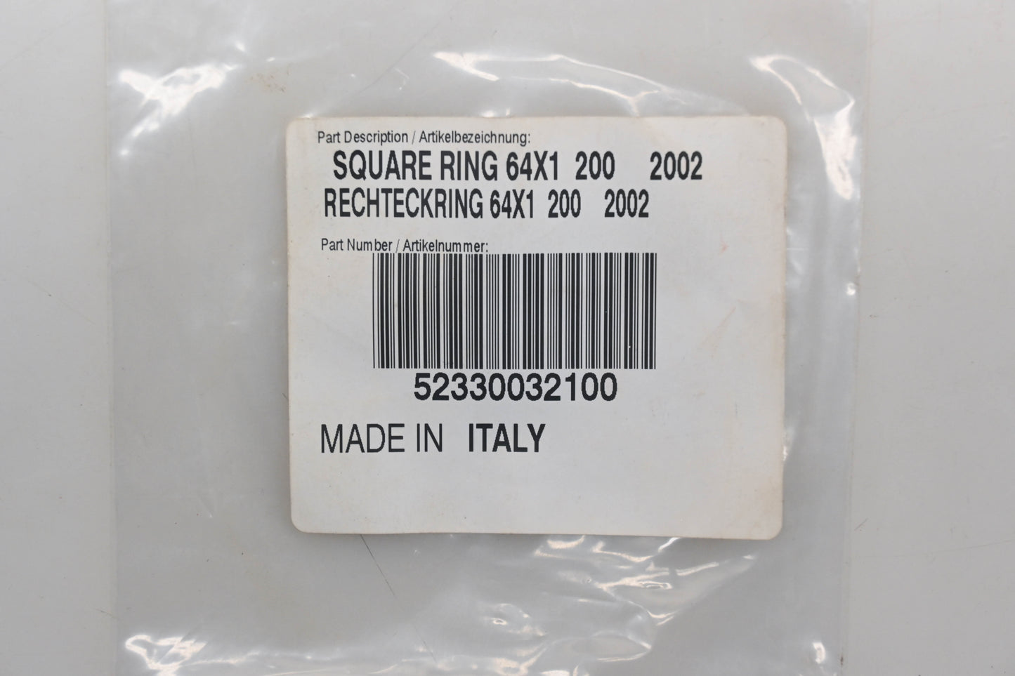 New OEM KTM 52330032100 Square Ring 64x1 Qty 1 NOS