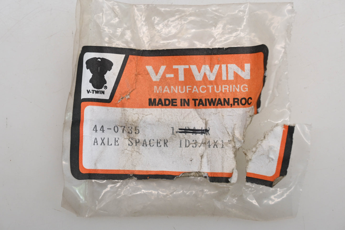 V-Twin 44-0735 Axle Spacer Set 3/4" Inner Diameter Qty 1 NOS