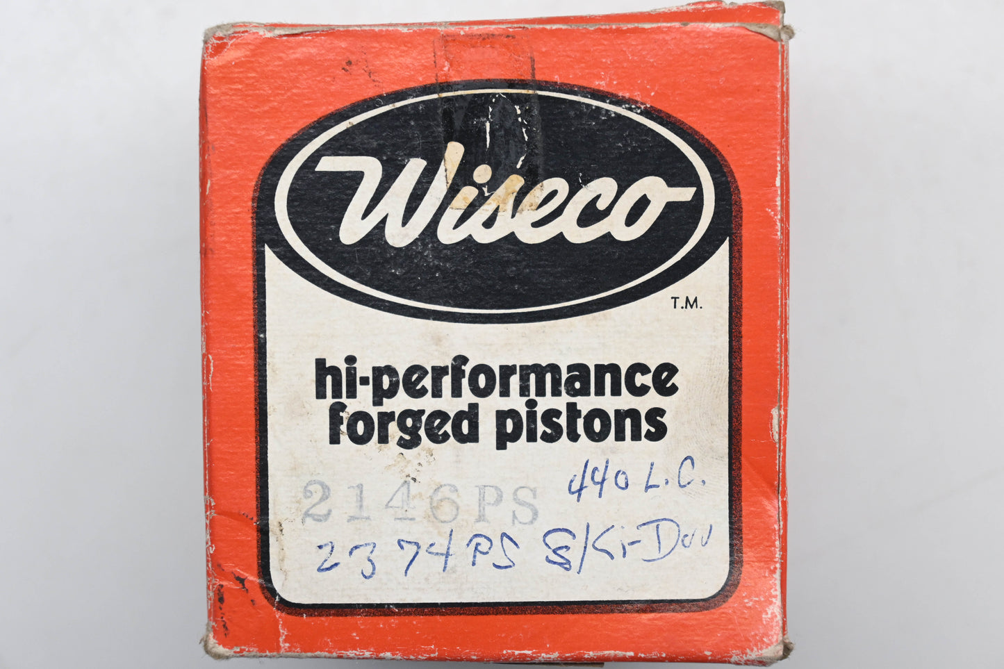 Wiseco 2146PS, 2374PS, 121398 Piston Kit 440 L.C. Qty 1 NOS