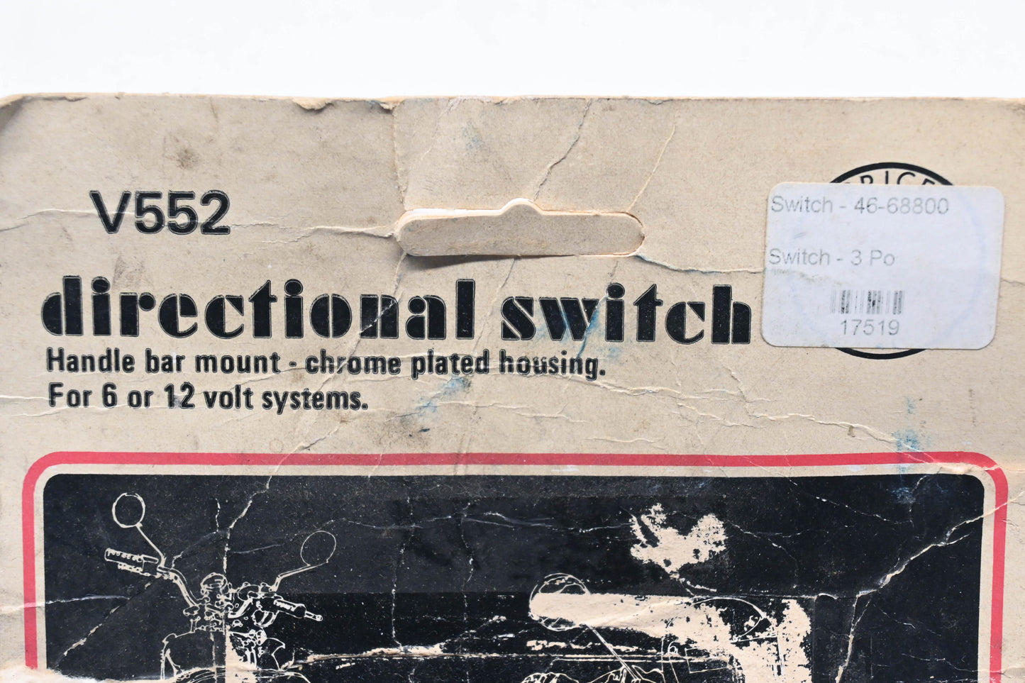 Peterson Manufacturing V552, 46-68800 Directional Switch Kit 6/12v Qty 1 NOS