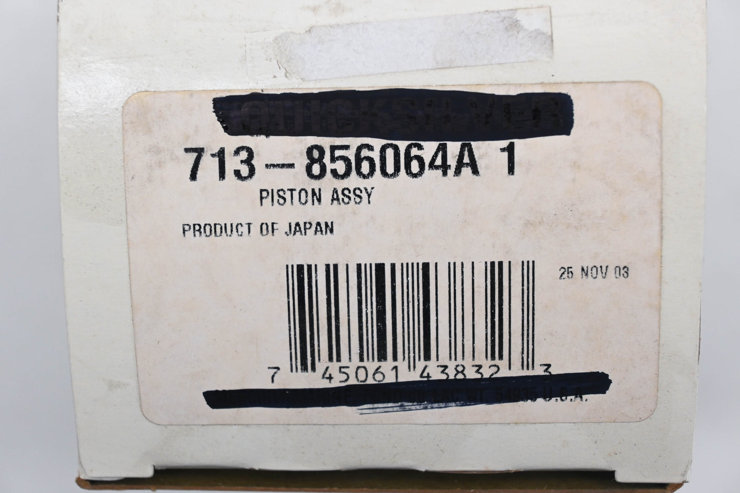 Aftermarket 713-856064A 1 Piston Kit Qty 1 NOS