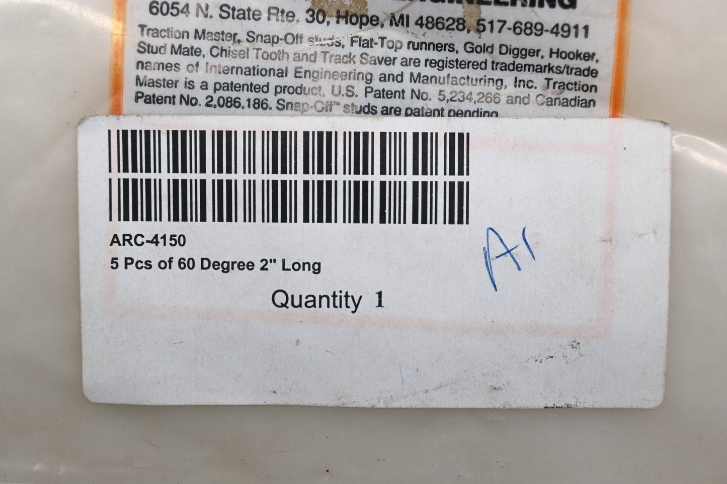 Woody's ARC-4150 Keyways 2" 60 Degree Qty 5 NOS