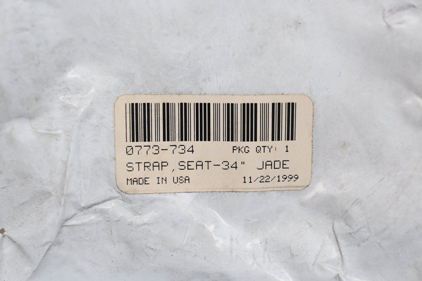 New OEM Arctic Cat 0773-734 Jade Seat Strap 34" Qty 1 NOS