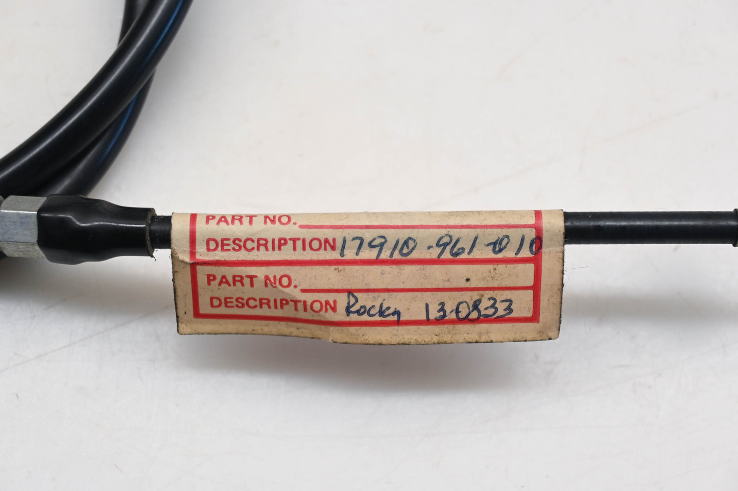 Rocky 17910-961-010, 13-0833 Throttle Cable 82 ATC250R Qty 1 NOS