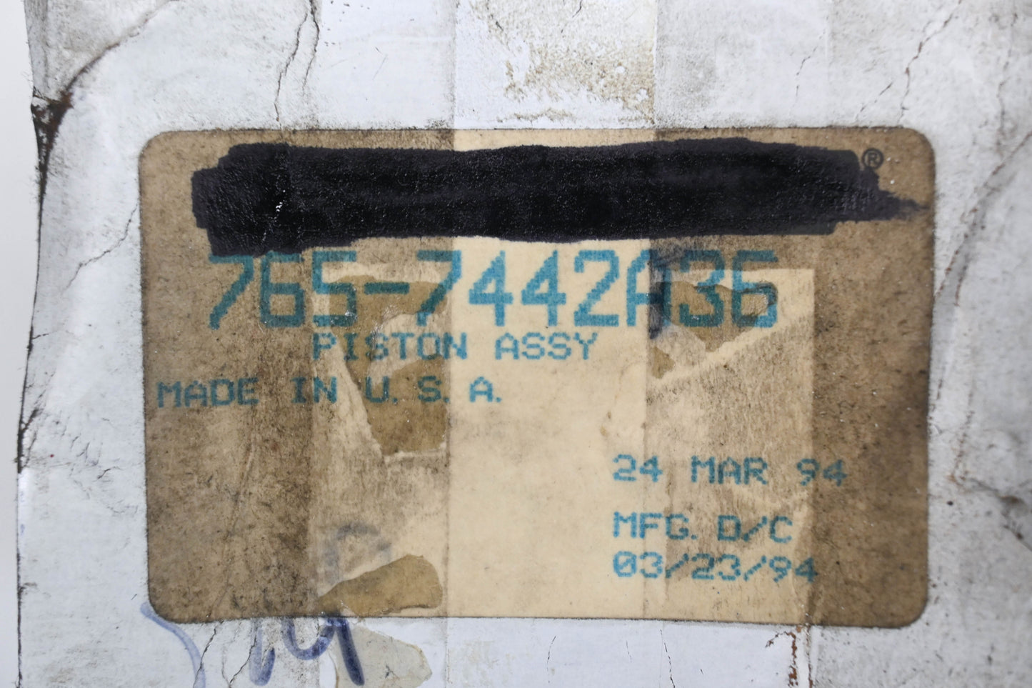 Aftermarket 765-7442A36 Piston Kit Qty 1 NOS