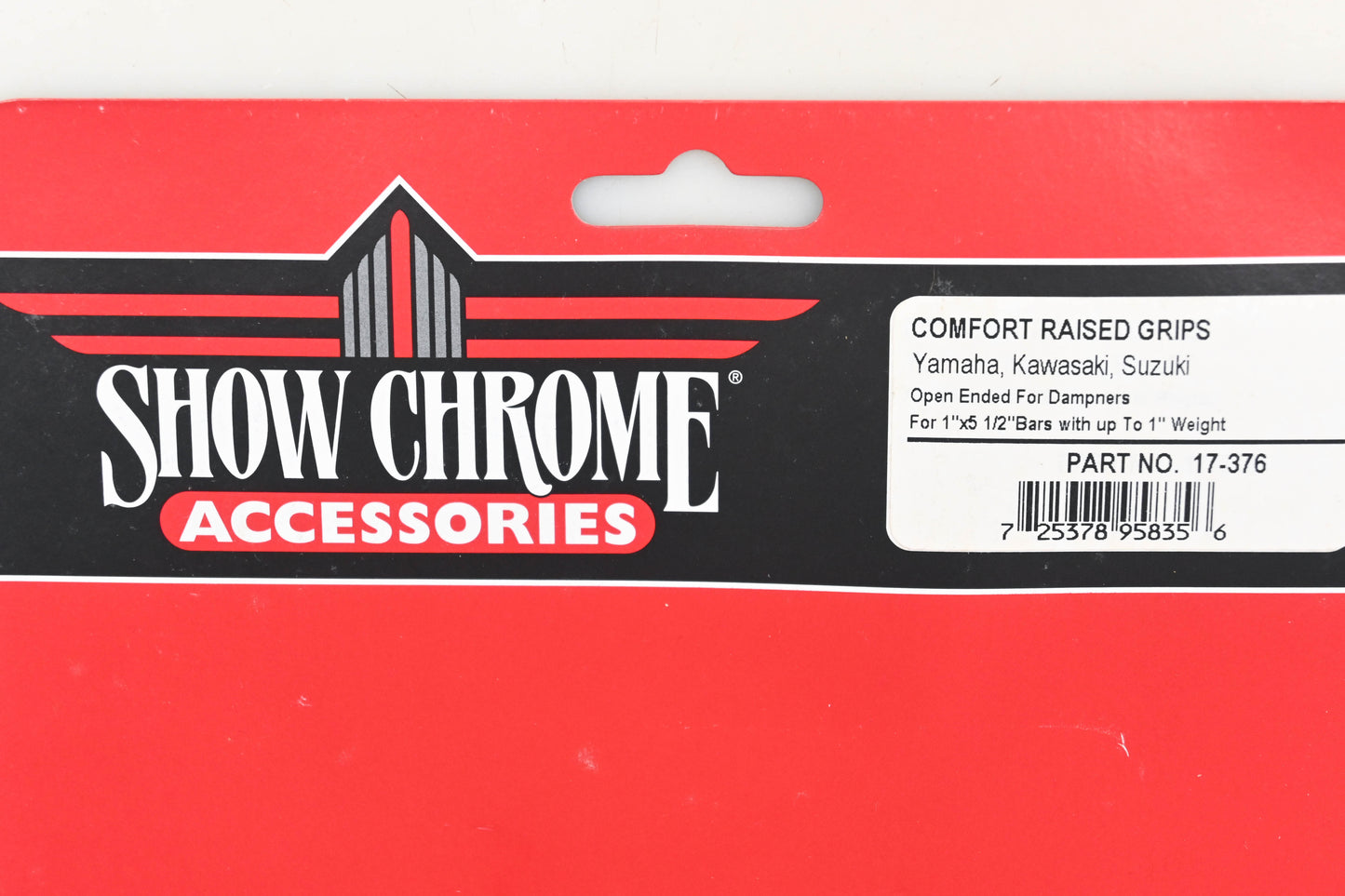 Show Chrome 17-376 Comfort Raised Grip Kit Qty 1 NOS