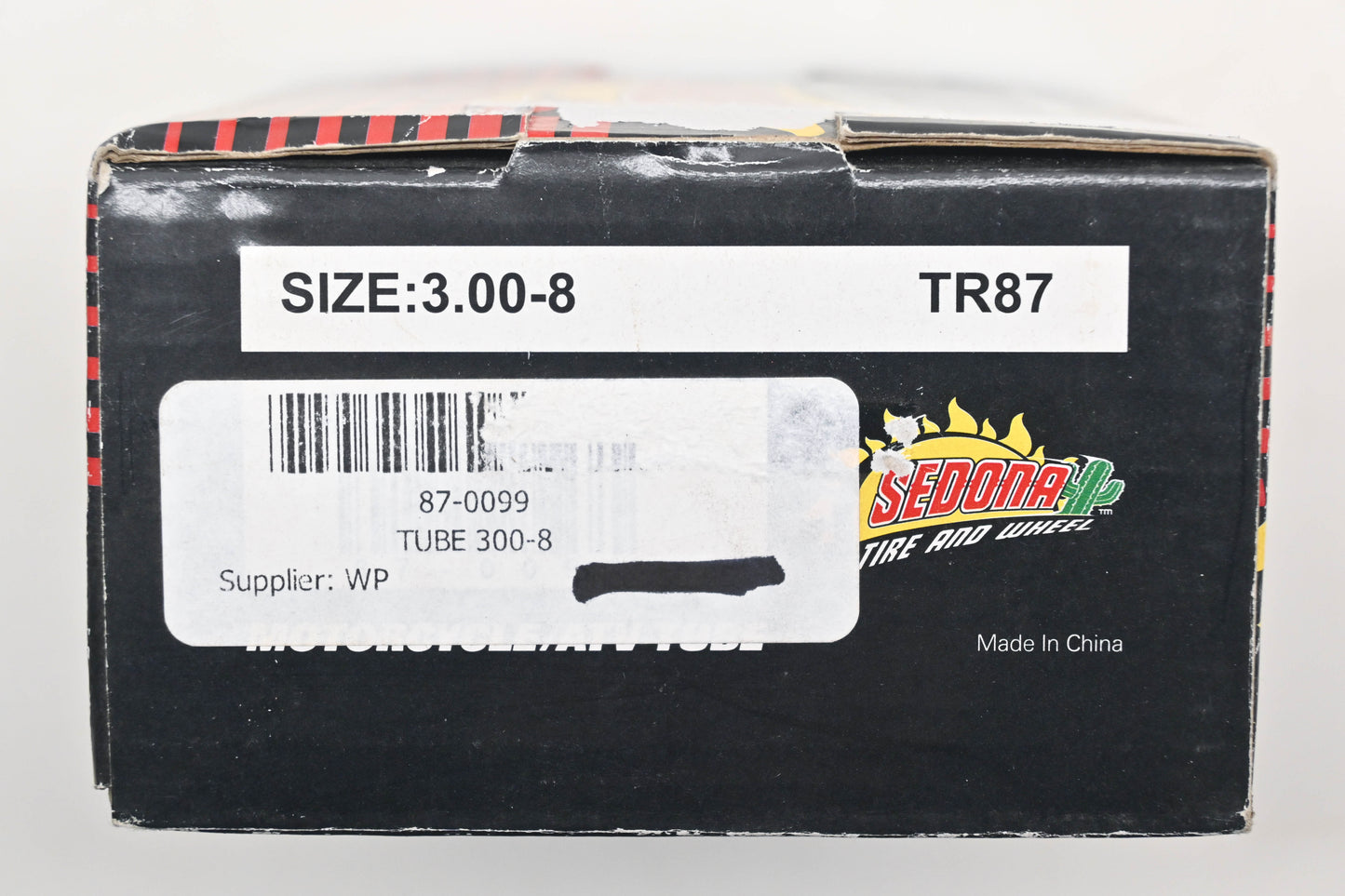 Sedona 87-0099, TUBE 300-8 Motorcycle Tube Size 3.00-8 JS87 TR87 Qty 1 NOS