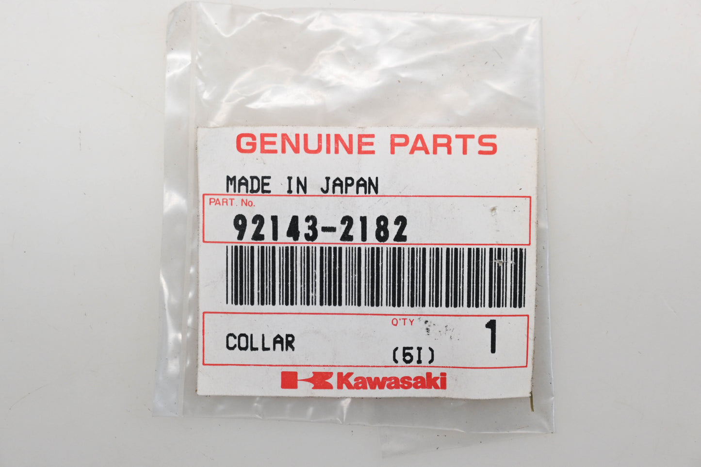 New OEM Kawasaki 92143-2182 Collar Qty 1 NOS