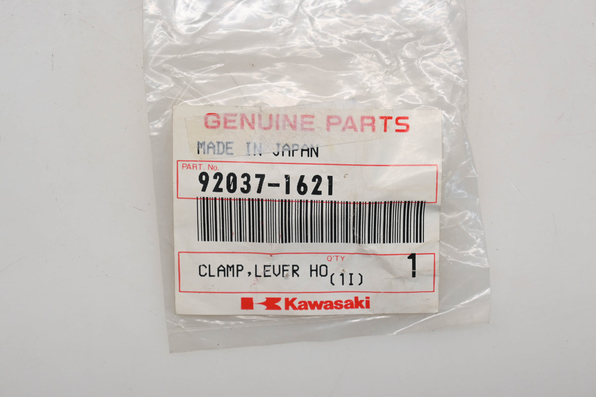 New OEM Kawasaki 92037-1621 Lever Holder Clamp Qty 1 NOS