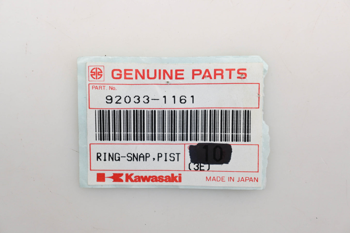 New OEM Kawasaki 92033-1161 Piston Pin Circlips Qty 5 NOS