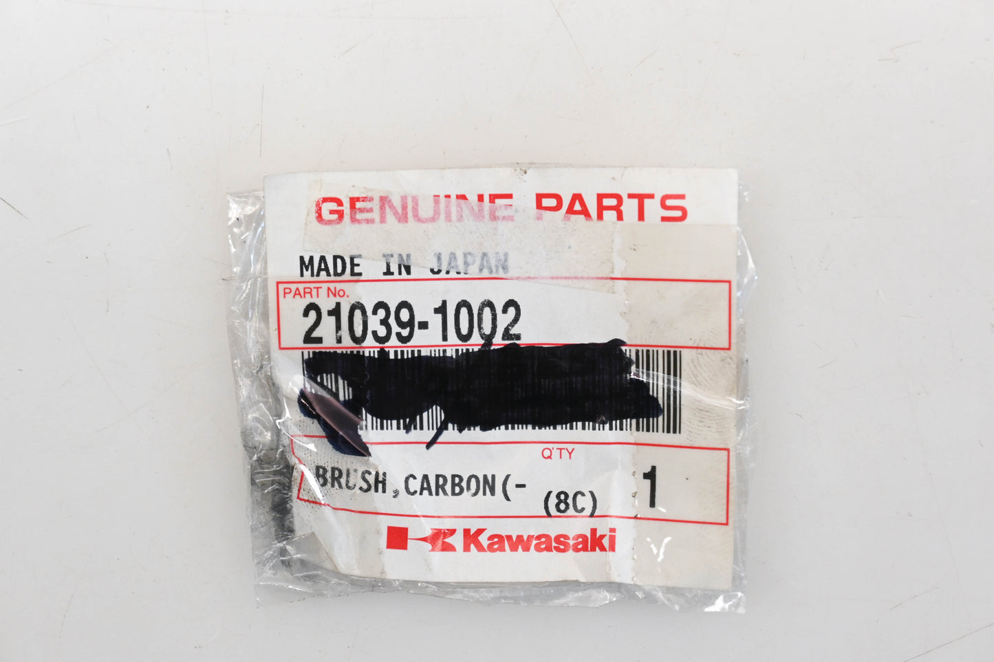 New OEM Kawasaki 21039-1002 Carbon Brush Qty 1 NOS