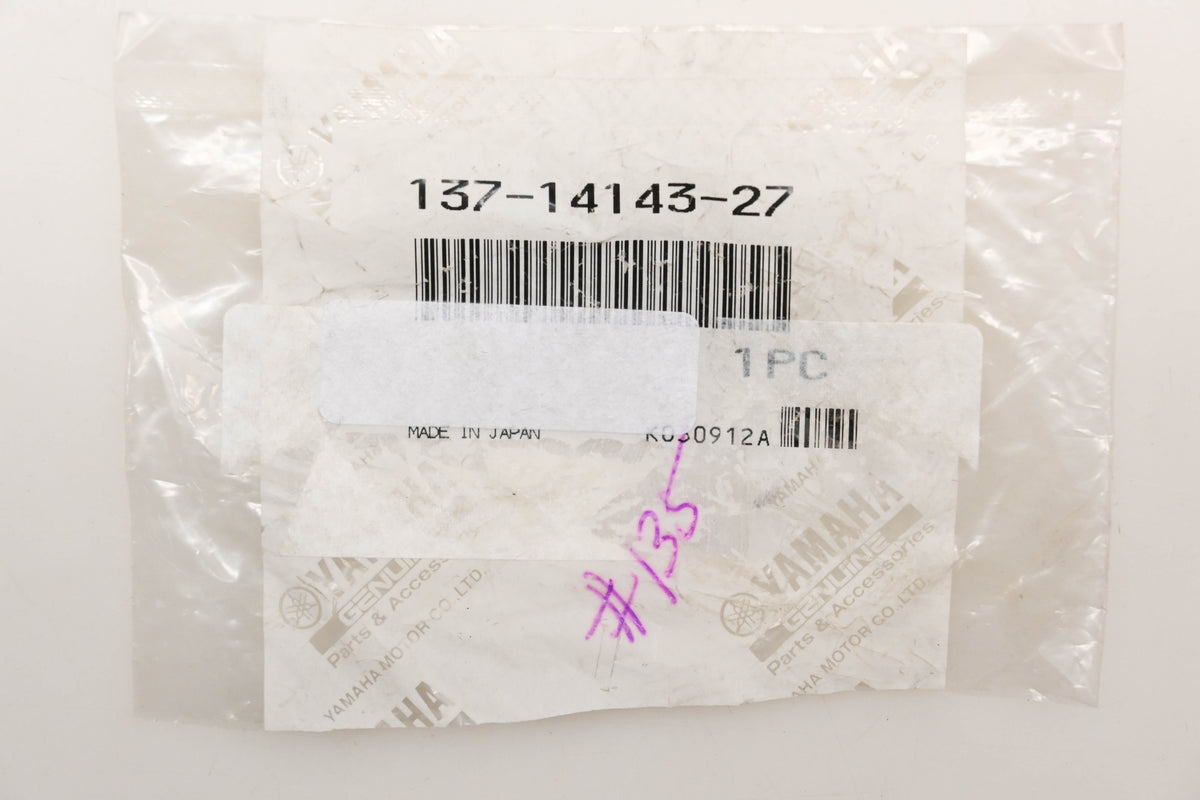 New OEM Yamaha 137-14143-27-00 Main Jet #135 Qty 1 NOS