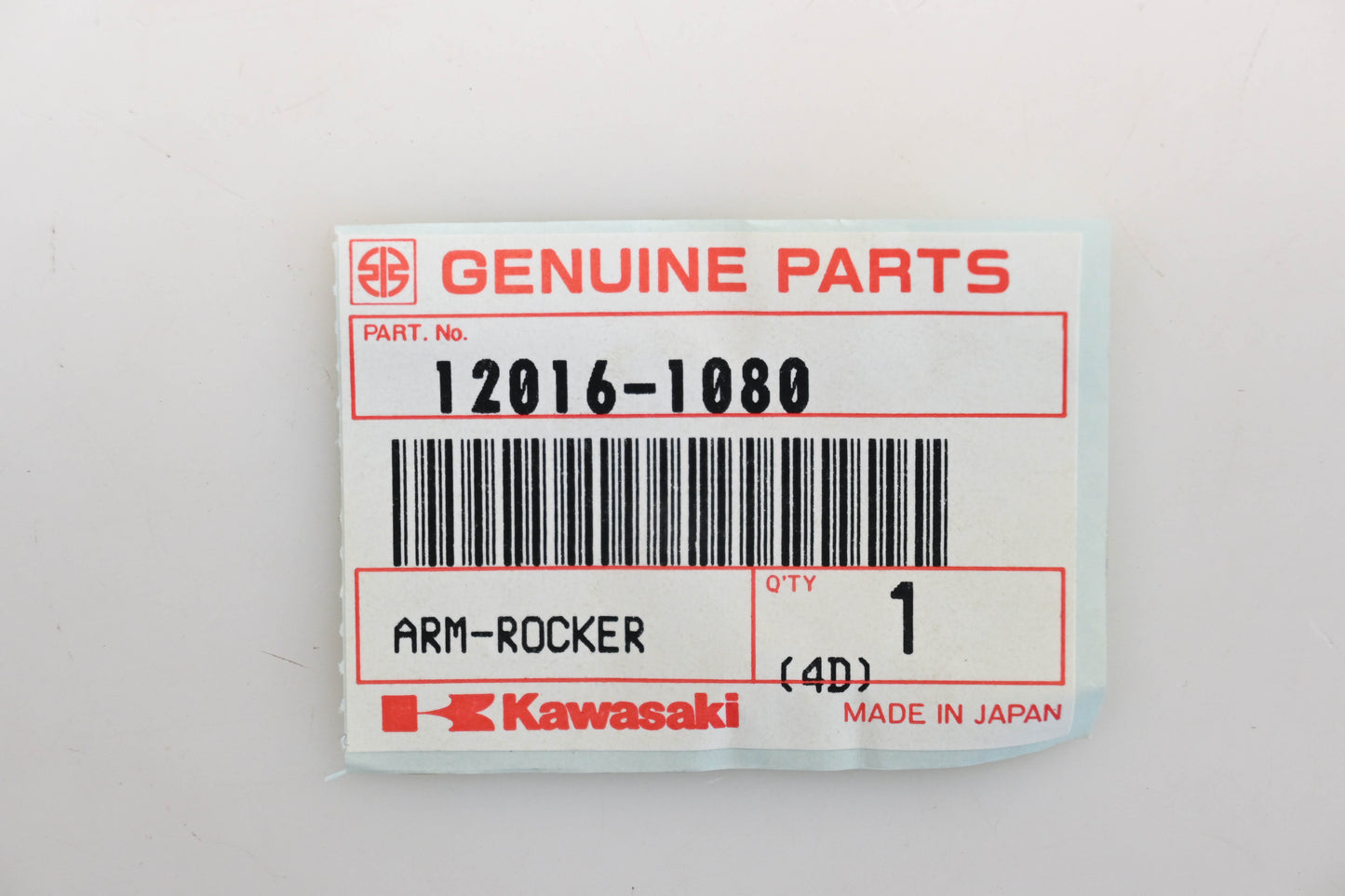 New OEM Kawasaki 12016-1080 Rocker Arm Qty 1 NOS