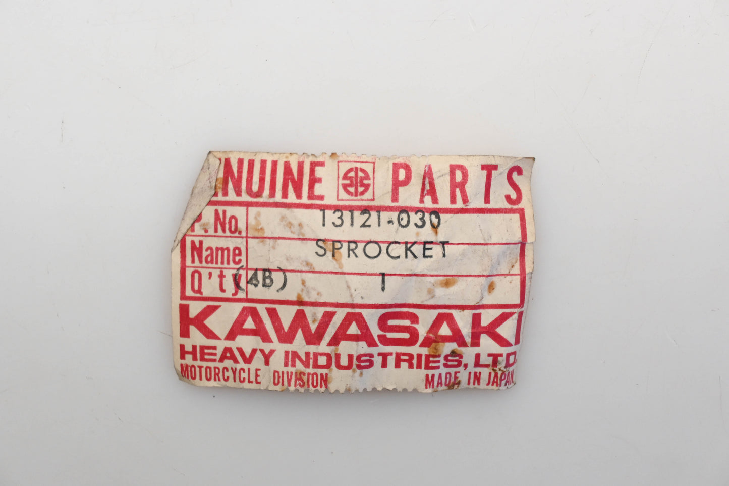 New OEM Kawasaki 13121-030 Primary Sprocket Qty 1 NOS