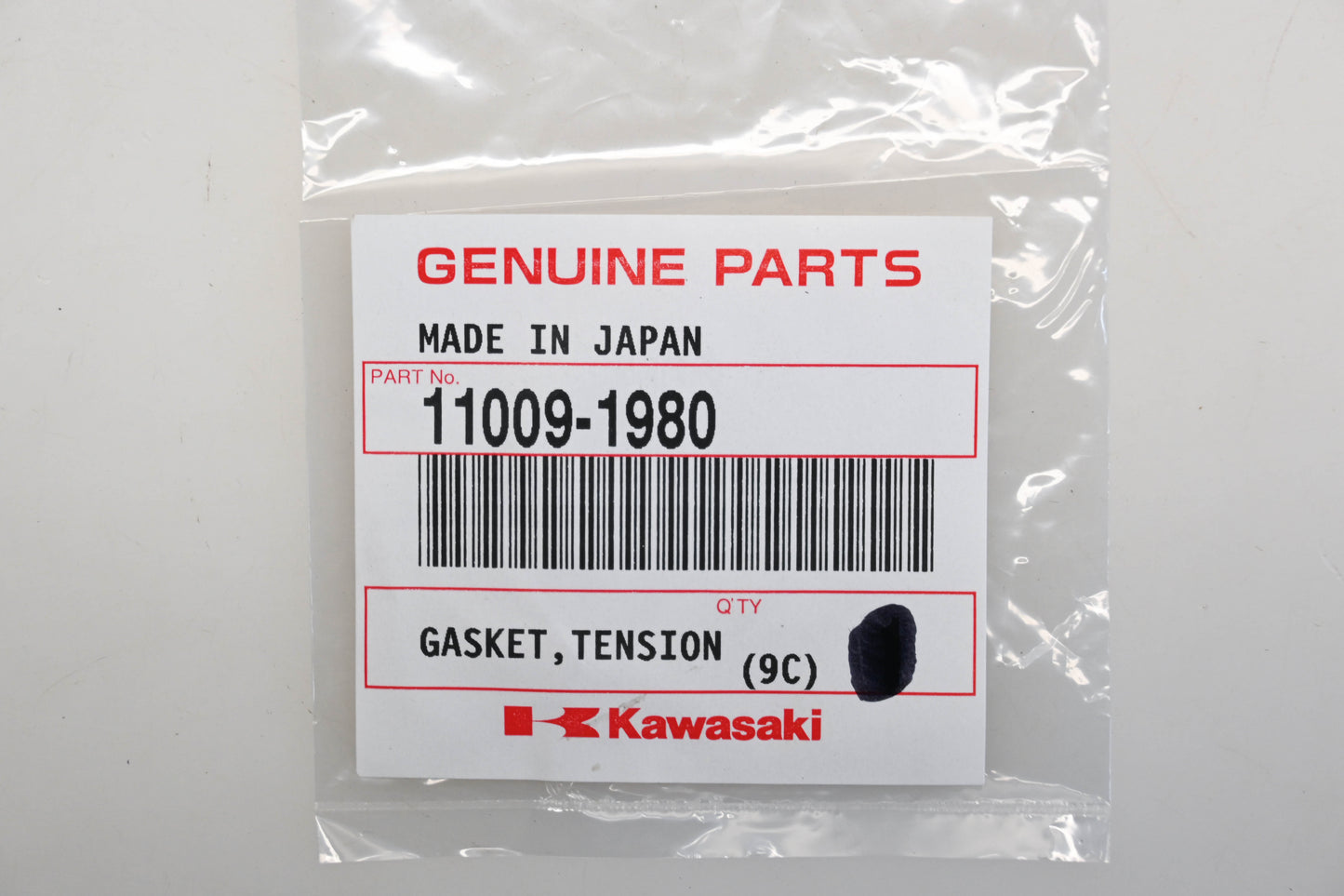New OEM Kawasaki 11009-1980 Tensioner Gaskets Qty 2 NOS