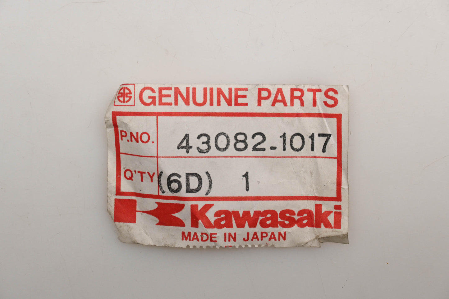 New OEM Kawasaki 43082-1017 Brake Pad Kit Qty 1 NOS