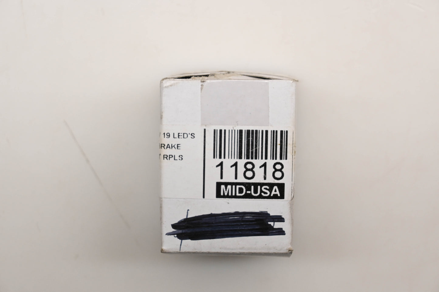 Candlepower 11818, 1157 Turn Signal Tail & Brake Bulb Amber 12V 19 LEDs Qty 1 NOS