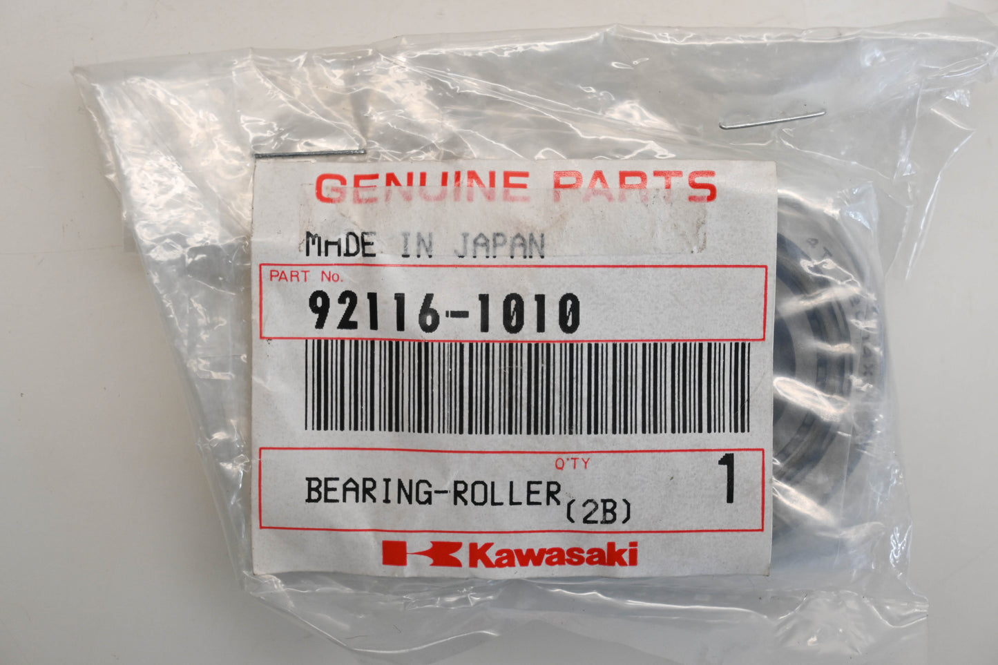 New OEM Kawasaki 92116-1010 Roller Bearing Qty 1 NOS