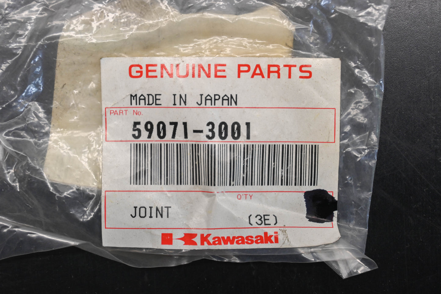 New OEM Kawasaki 59071-3001 Joint Qty 1 NOS