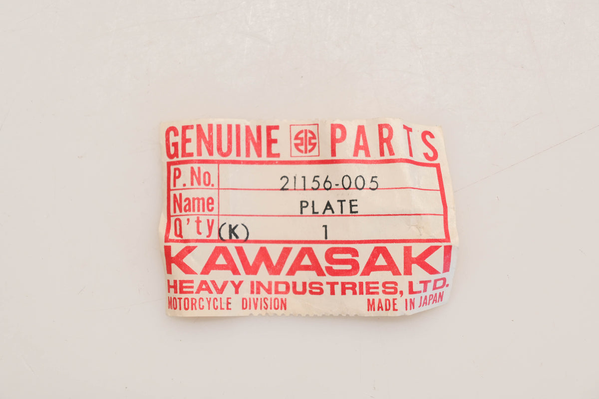 New OEM Kawasaki 21156-005 Right Hand Contact Breaker Plate Qty 1 NOS