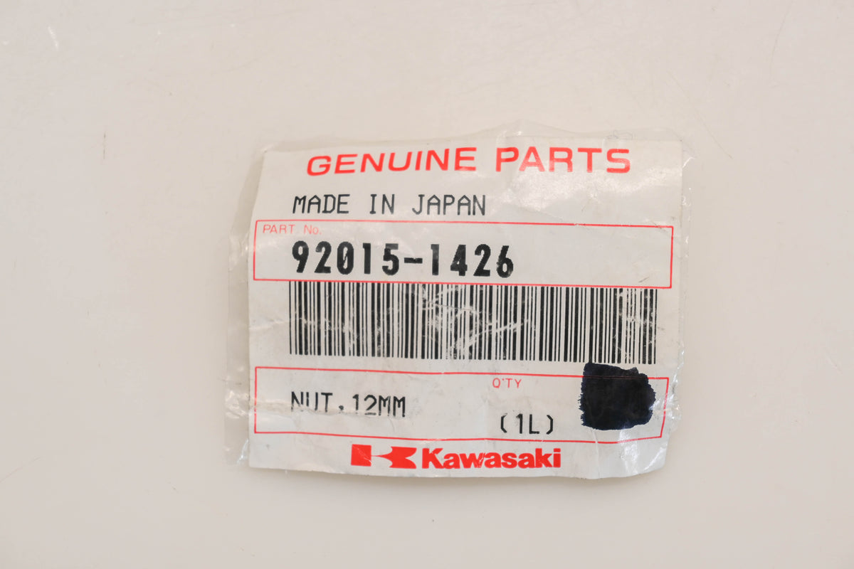 New OEM Kawasaki 92015-1426 Nut 12MM Qty 1 NOS