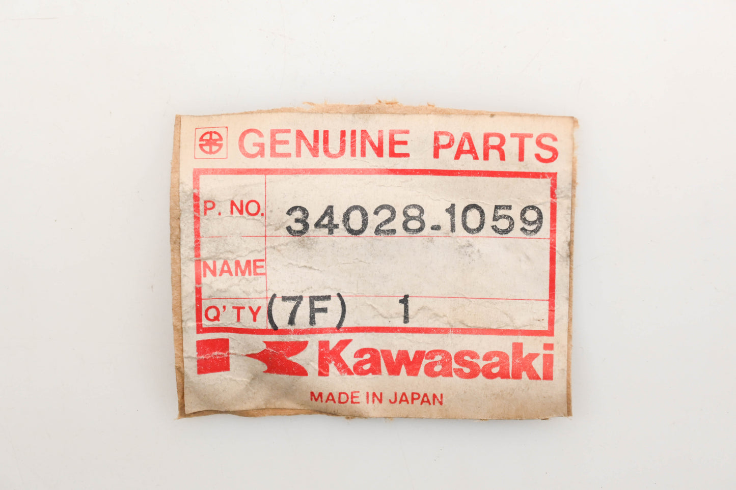 New OEM Kawasaki 34028-1059 Right Front Step Qty 1 NOS