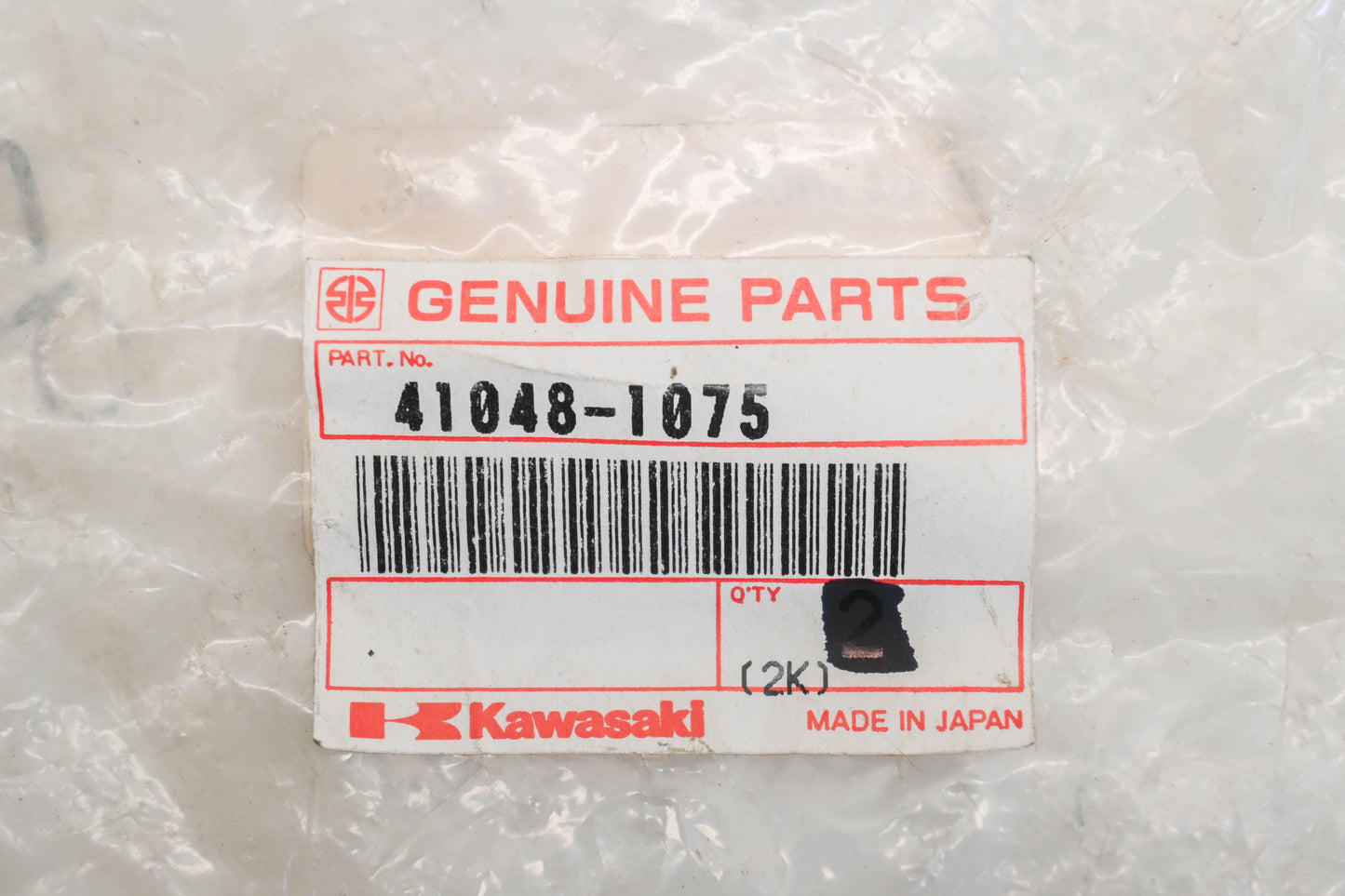 New OEM Kawasaki 41048-1075 Brake Shoe Kit Qty 1 NOS