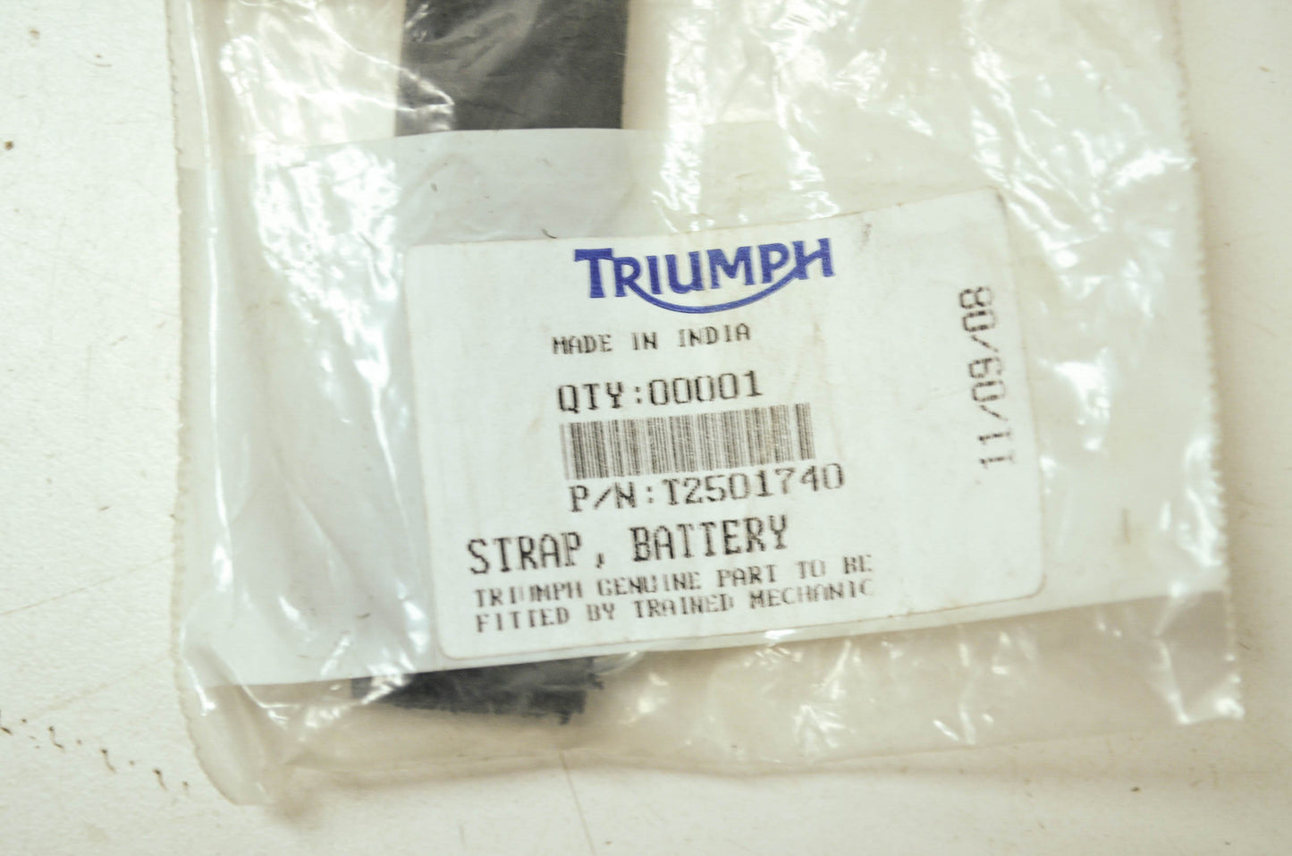 NEW OEM Triumph Battery Strap Daytona Speed Street Triple Rocket III T2501740 NO