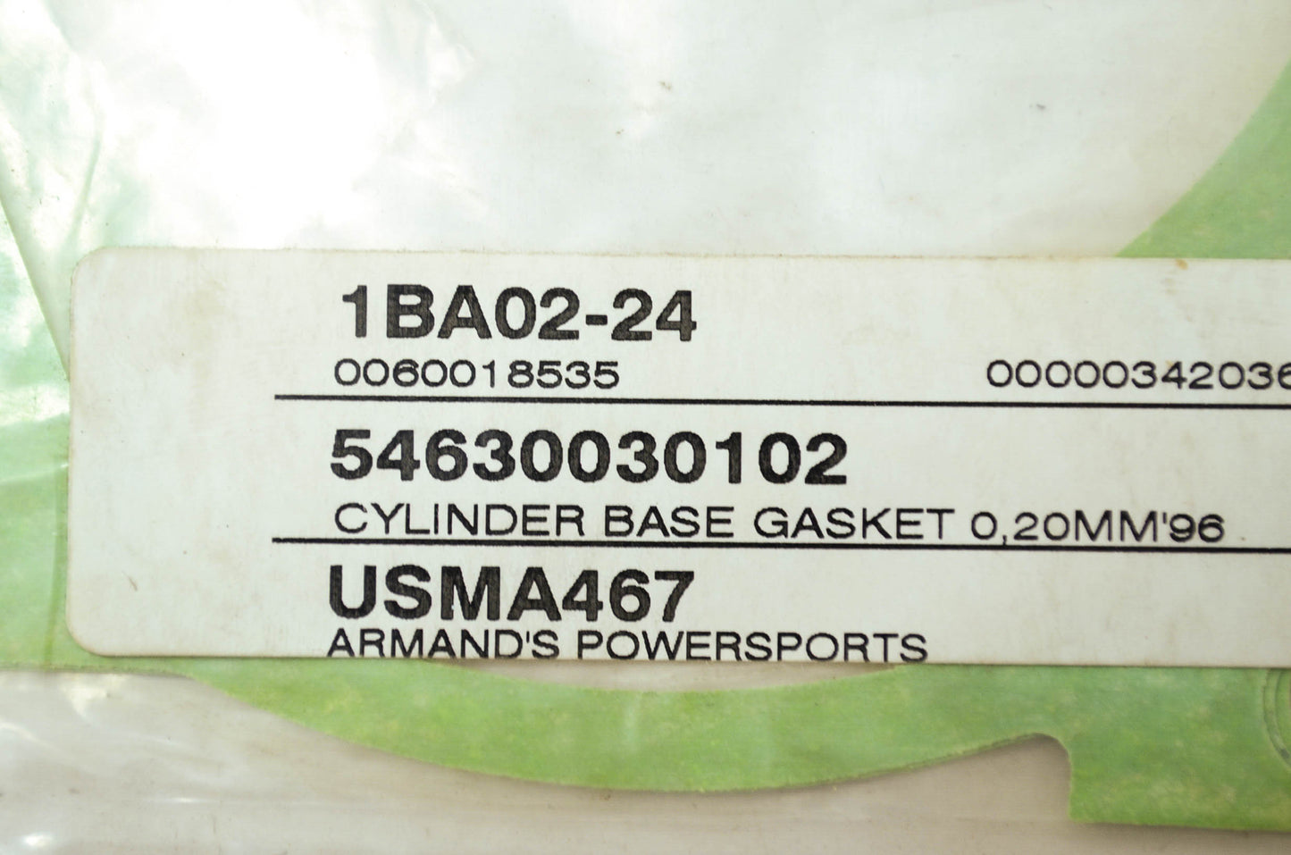 OEM KTM 54630030102 Cylinder Base Gasket 0.20mm NOS